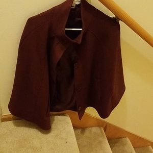Oxblood cape